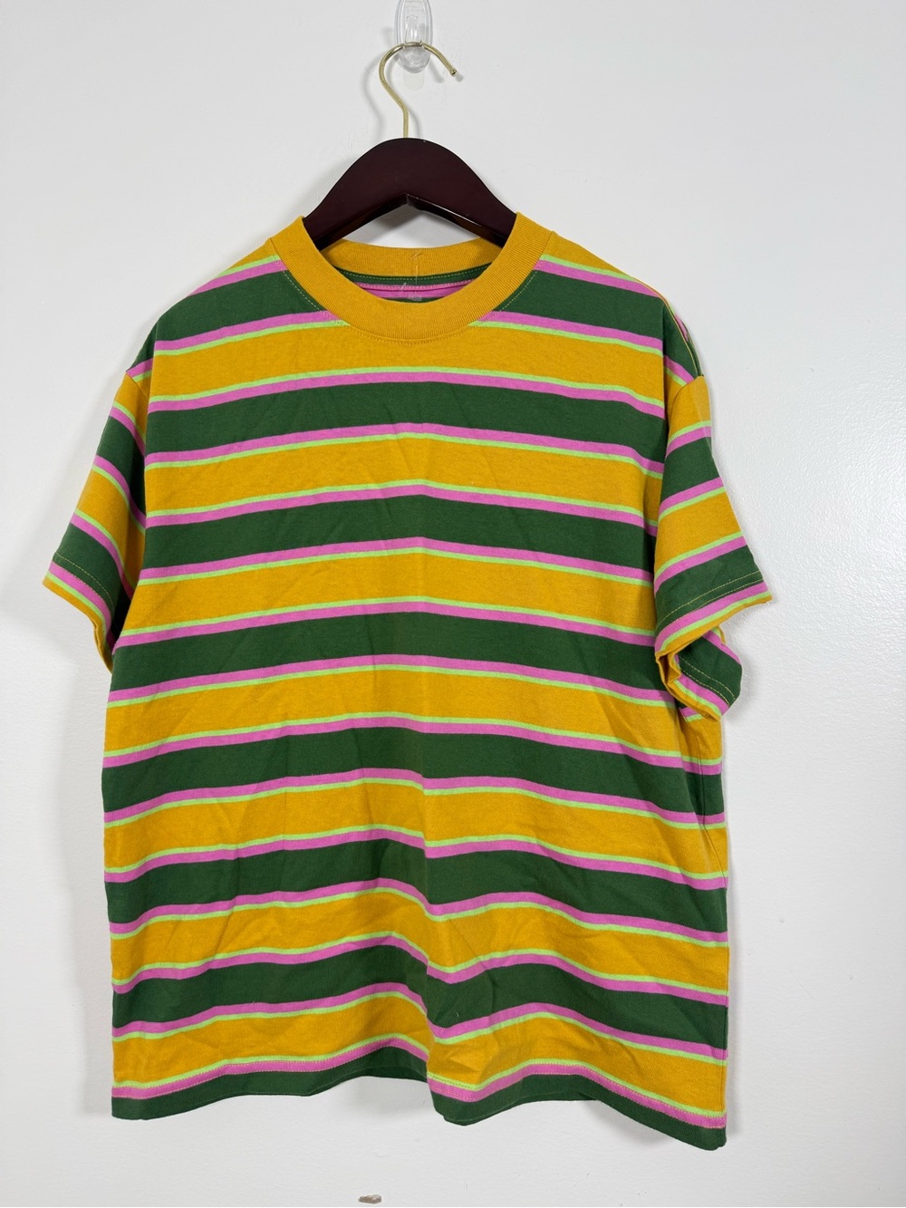 Urban Outfitters BDG Boxy Short Sleeve Spill The Tee Striped XS New